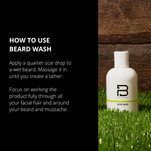 BEARD + FACE WASH W/ HEMP + ALOE